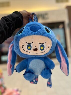 Stitch & Labubu Plush Backpack Plush Toy